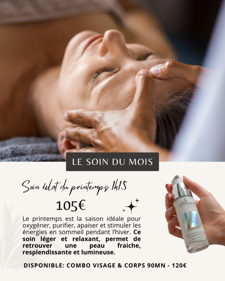 soin visage nettoyant et purifiant relaxant nano boté clermont ferrand royat chamalieres institut de beauté massage soin visage esthéticienne